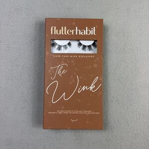 FlutterHabit The Wink False Eyelashes Underlash Faux Mink 6 Pairs New Open Box